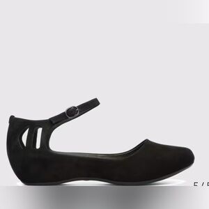 Camper Sinuosa Black Suede Mary Jane Flats Shoes Women’s 39 (9)